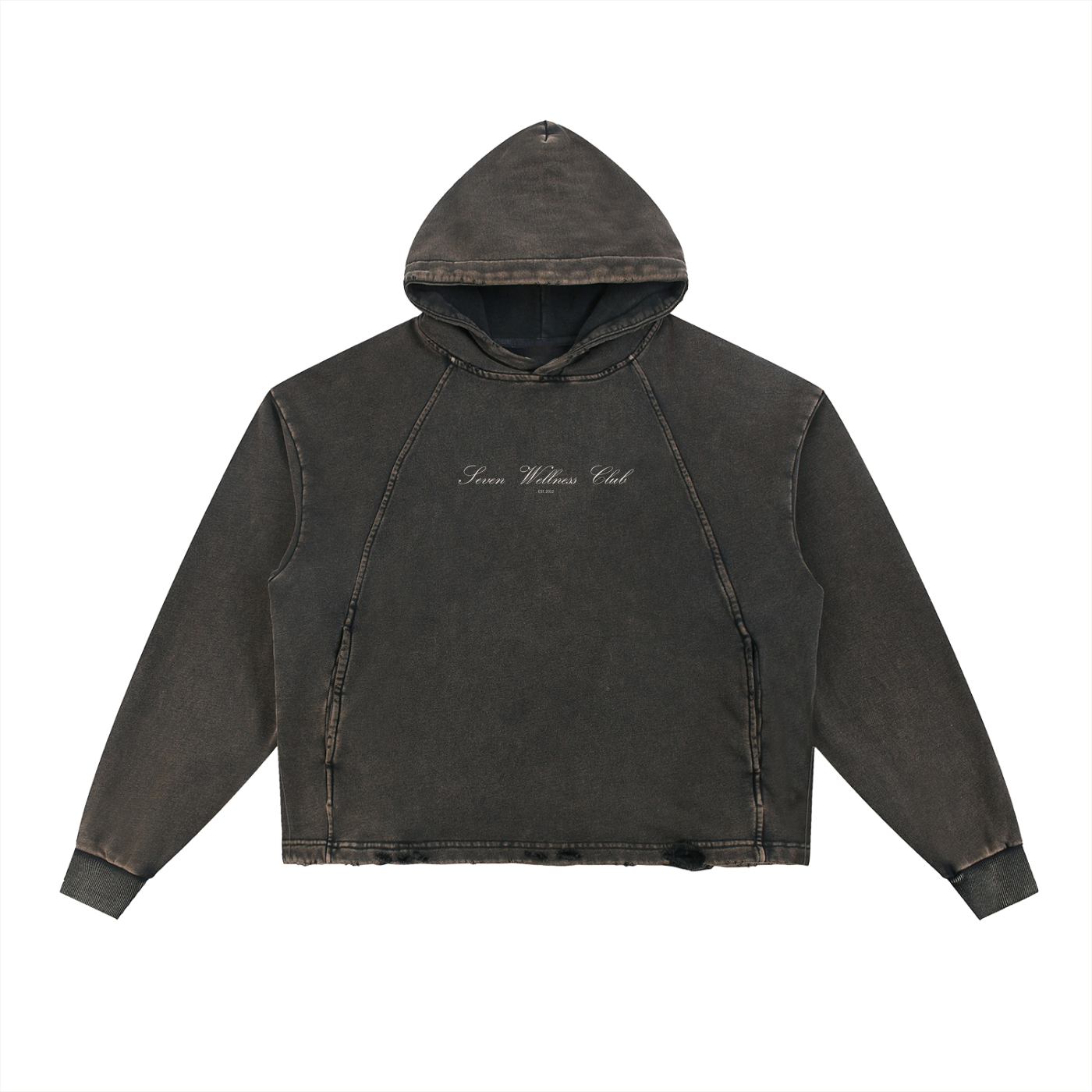Second Thoughts Hoodie | Washed Black